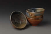 Salt glazed bowls by Nan Rothwell 